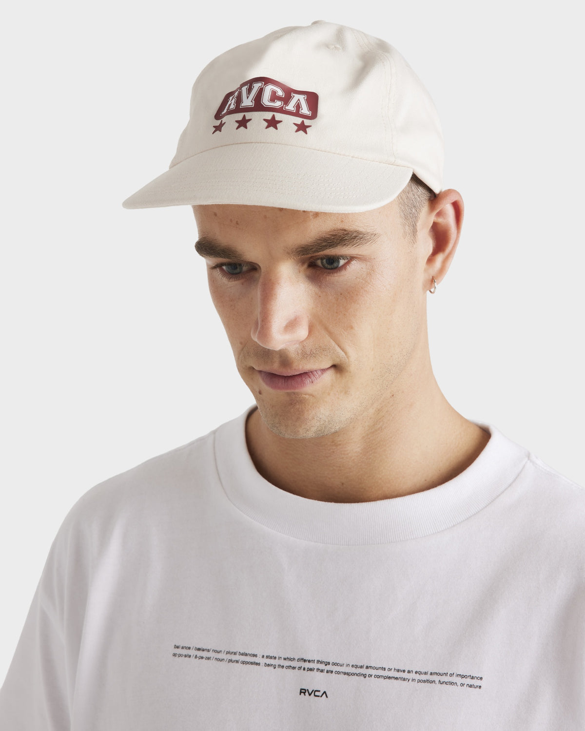 Mens RVCA 4Star Snapback