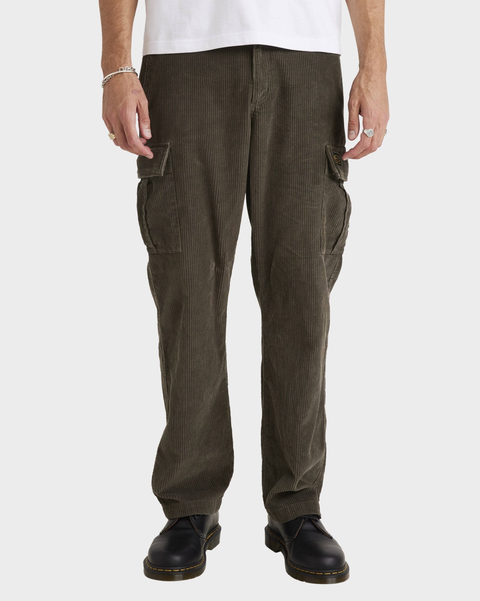 Mens Americana Cord Cargo Pants Australia