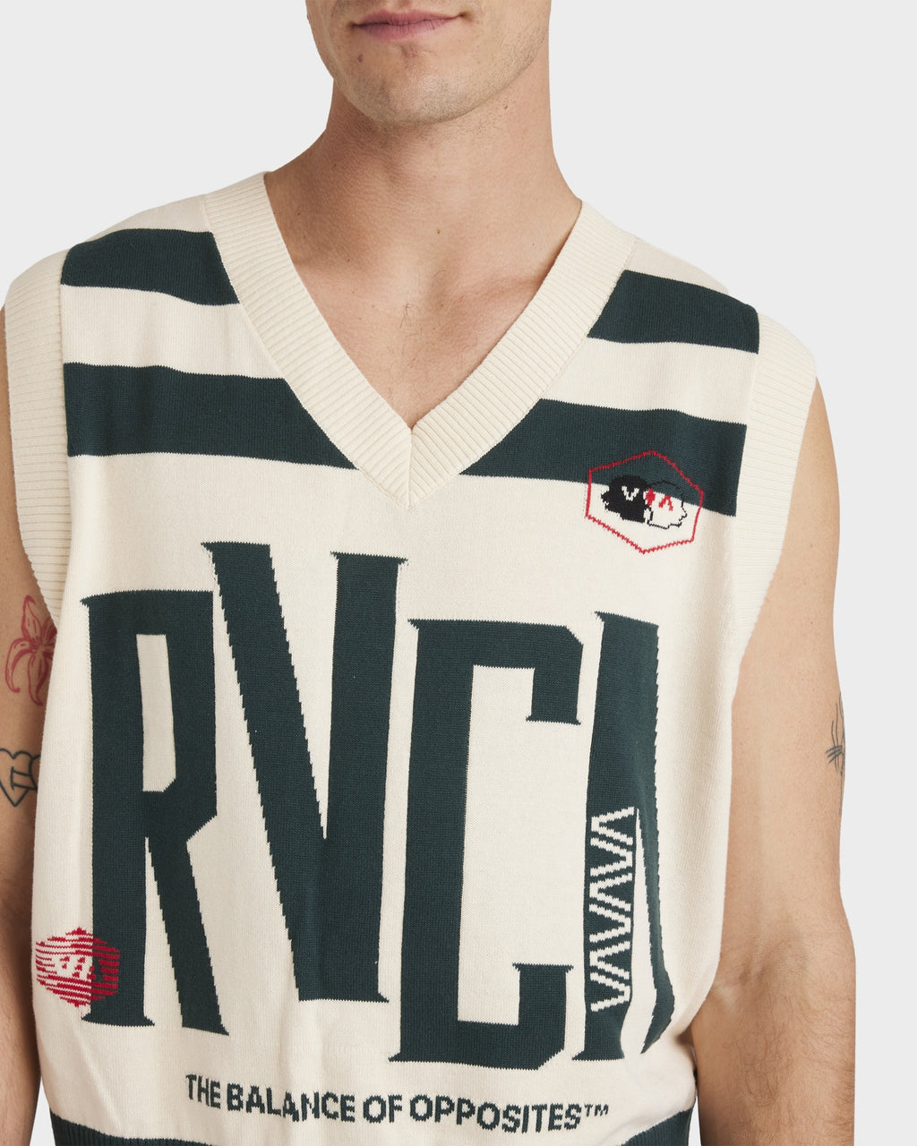 Mens All Brand Knitted Vest