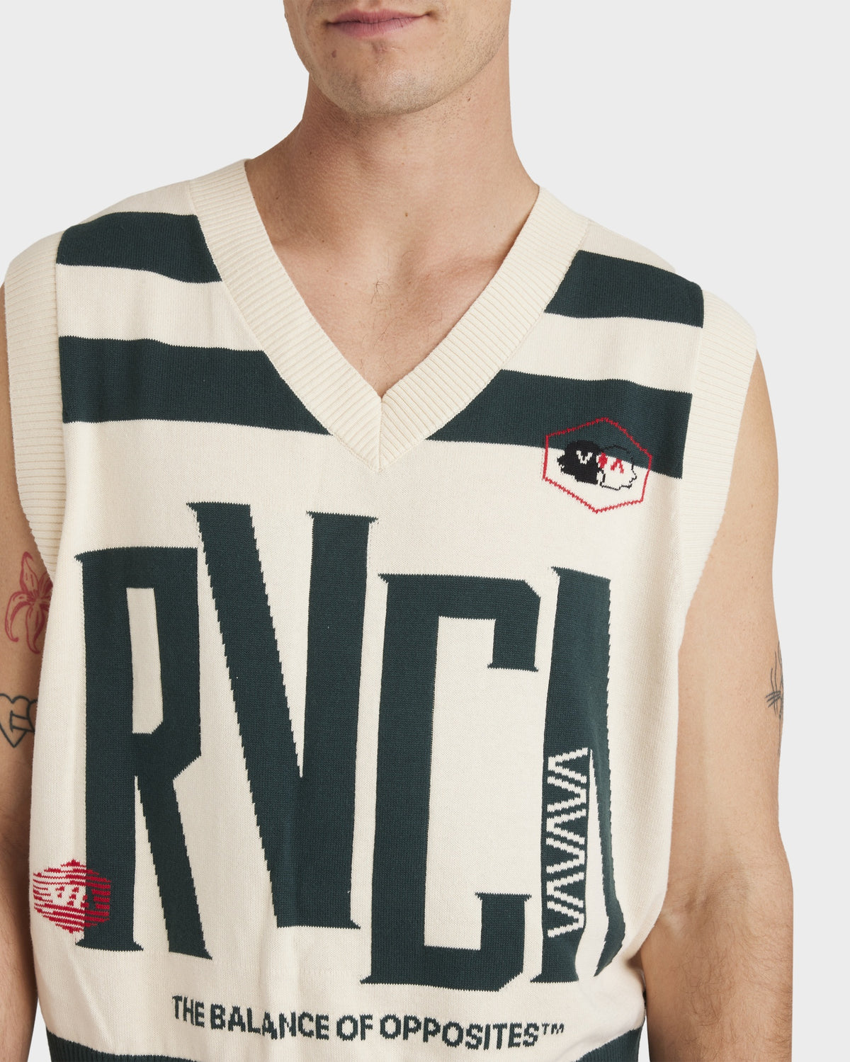 Mens All Brand Knitted Vest