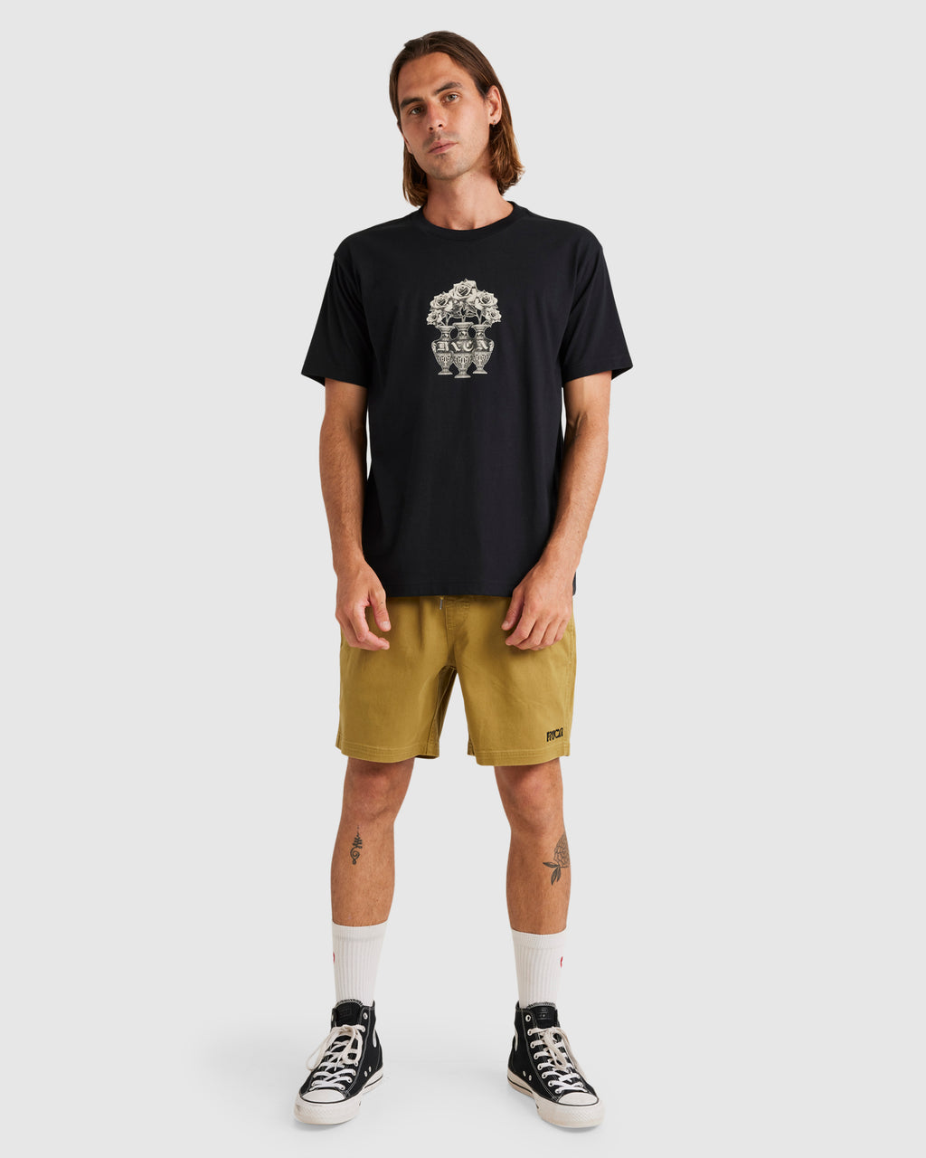 Mens Escape Elastic Exotica Walkshorts