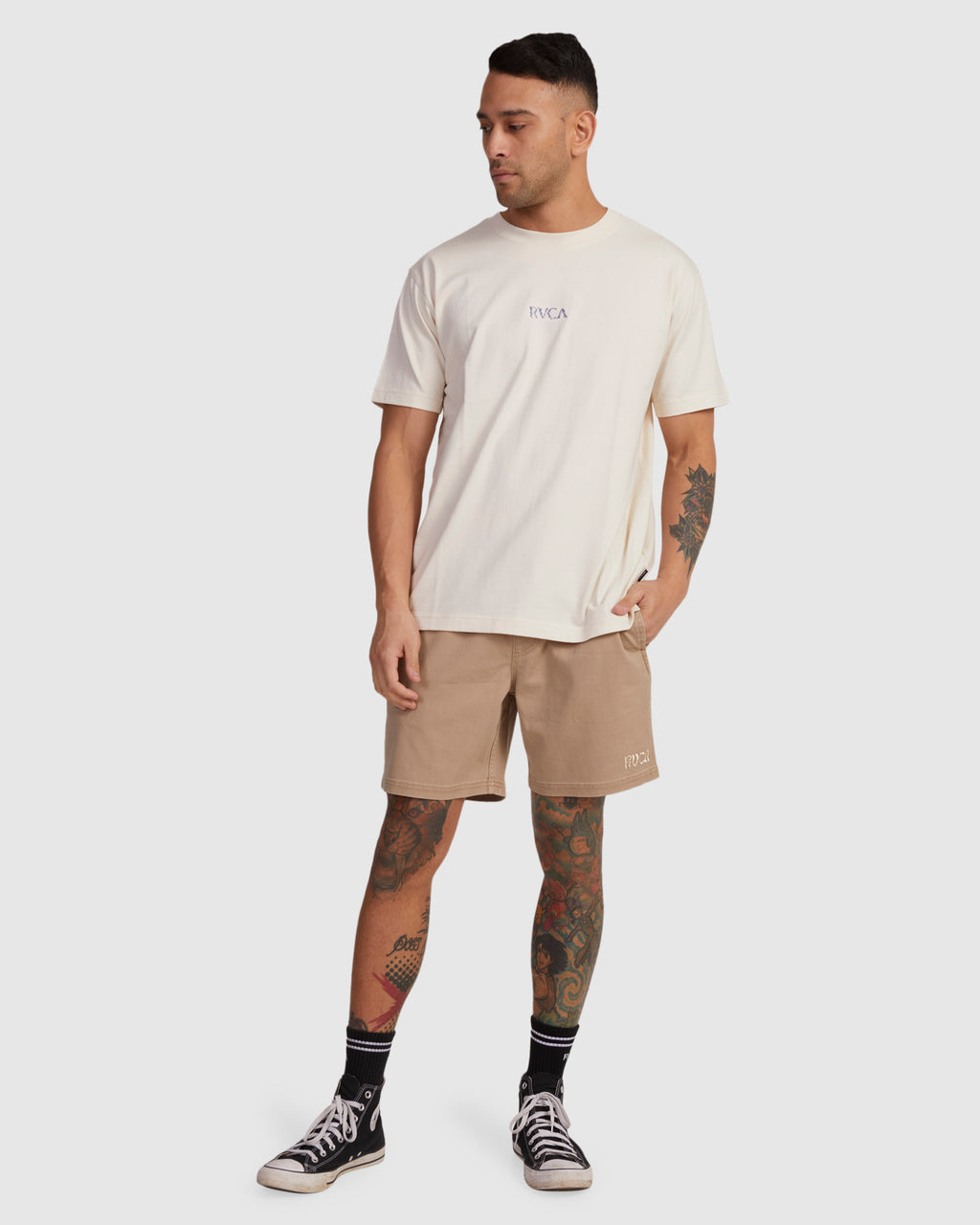 Mens Escape Elastic Exotica Walkshorts