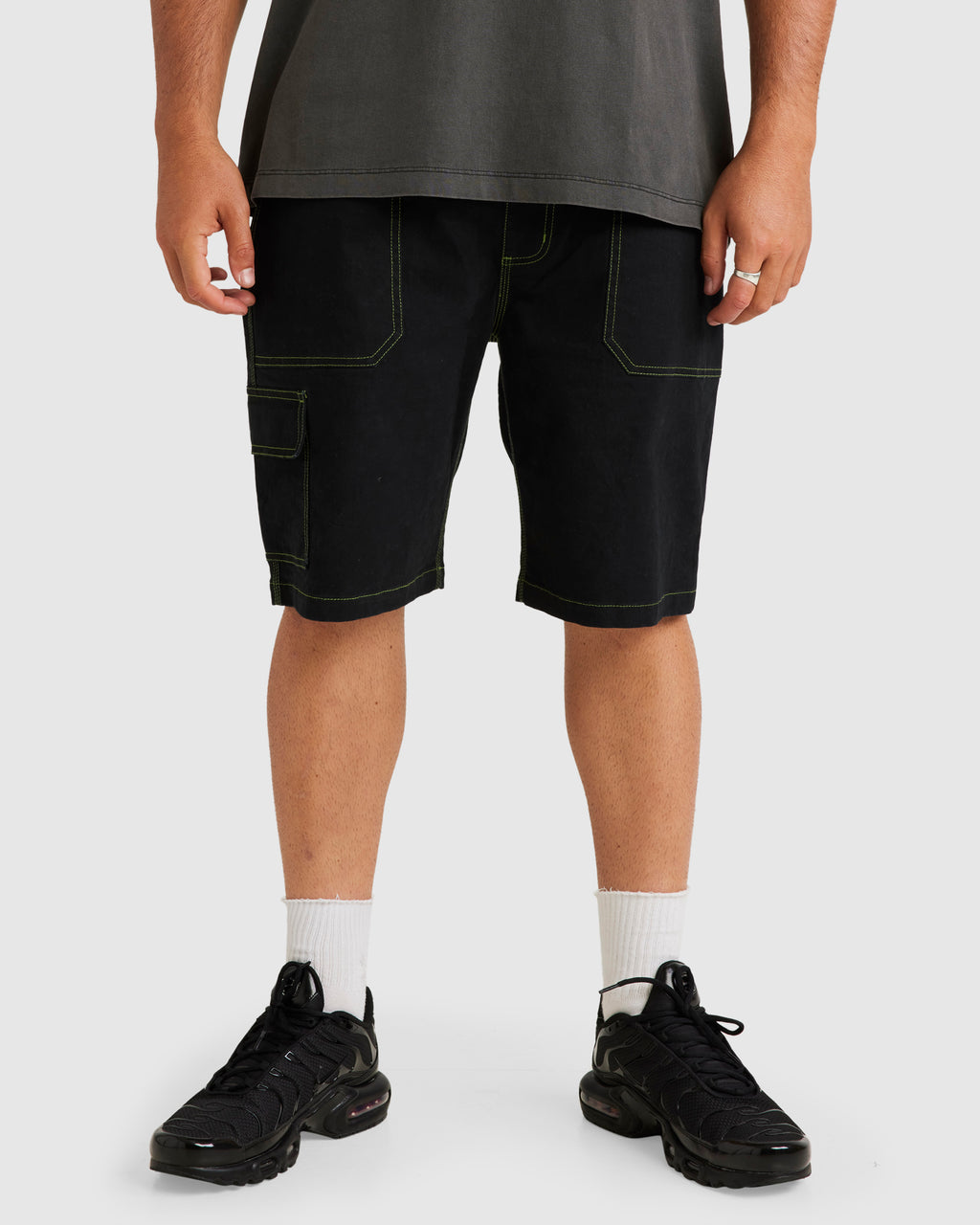 Mens Elastic Utility Walkshorts