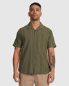 Mens Beat Stripe Short Sleeve Shirt