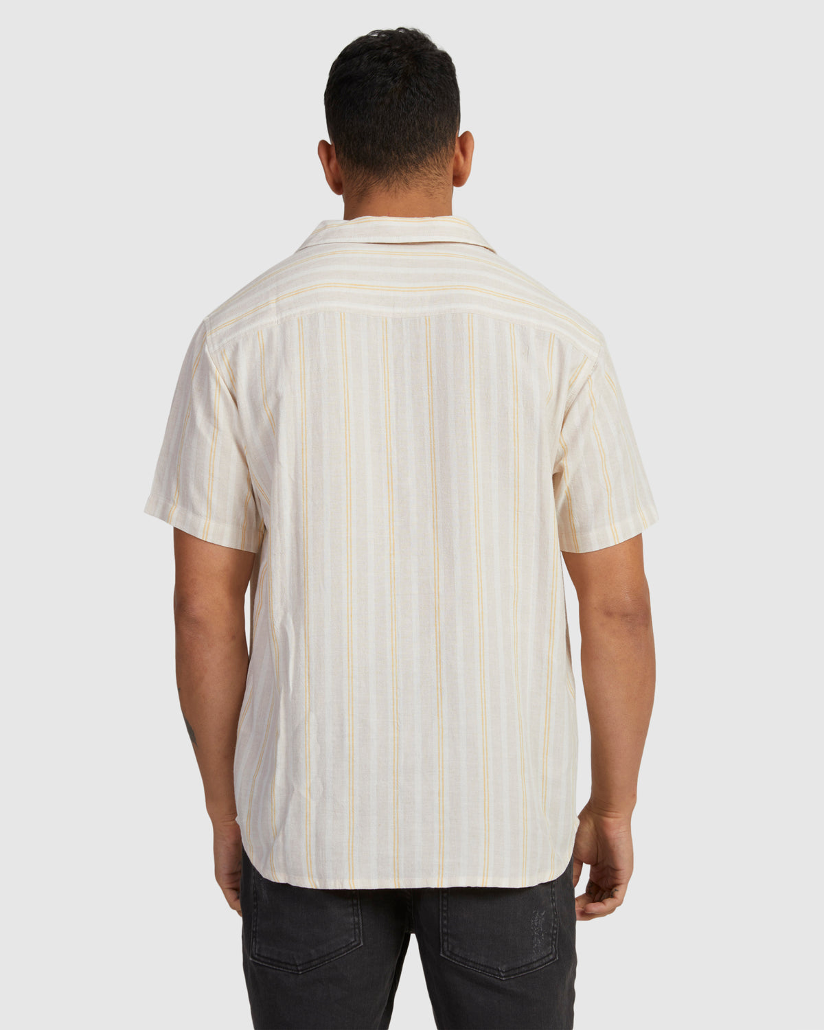 Mens Beat Stripe Short Sleeve Shirt
