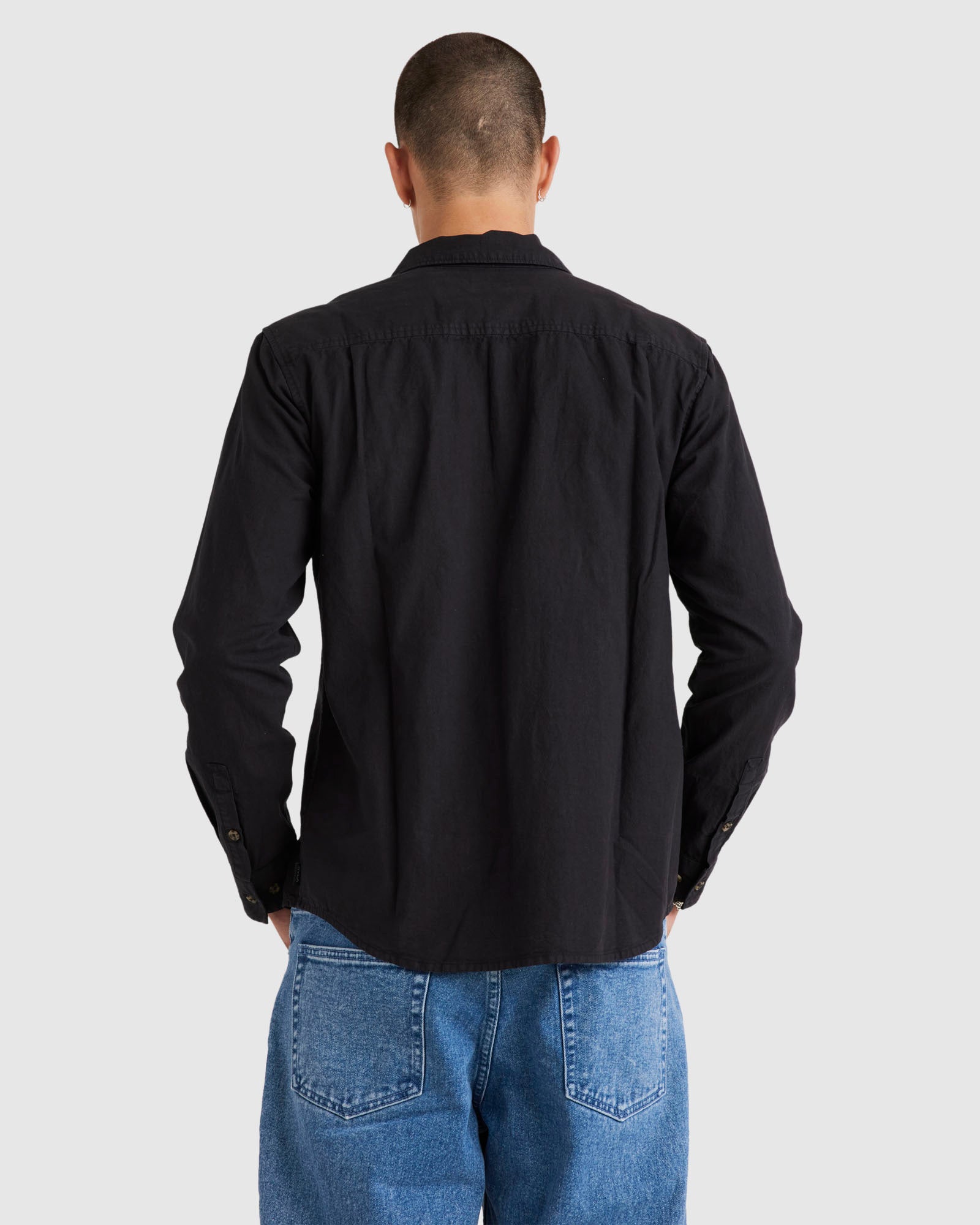 Mens Base Linen Long Sleeve Top