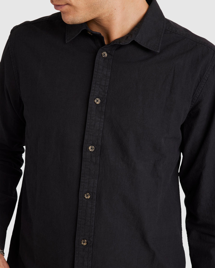 Mens Base Linen Long Sleeve Top