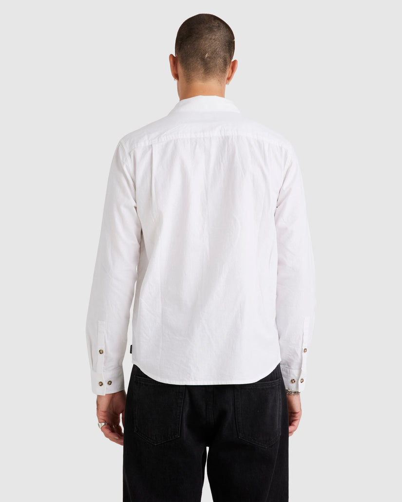 Mens Base Linen Long Sleeve Top