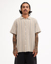Mens Vacancy Stripe Short Sleeve Shirt