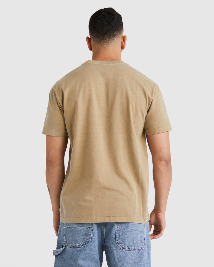 BIG RVCA WASHED SS TEE