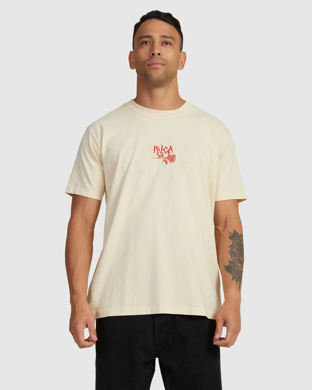 RVCA ROSES SS TEE