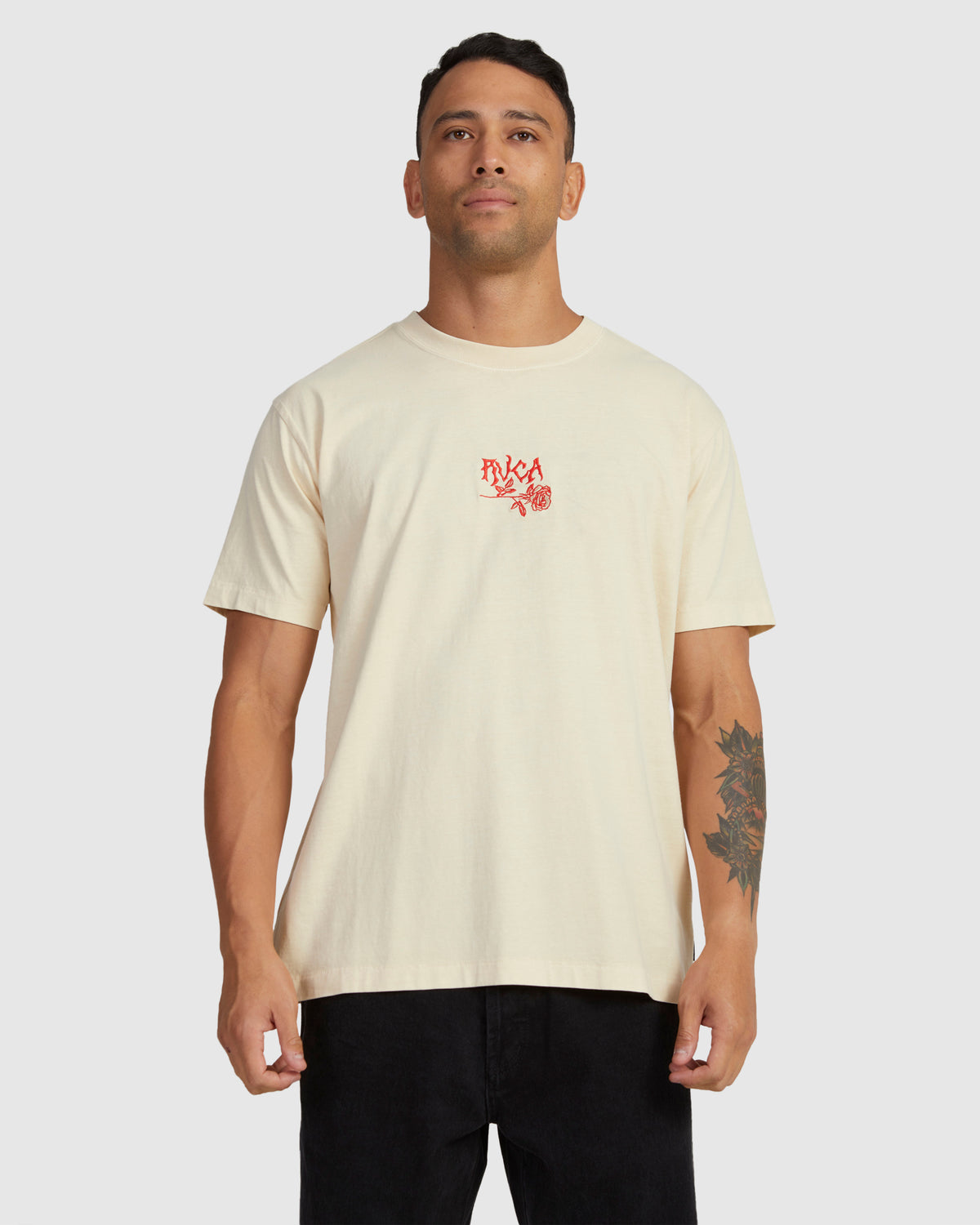 RVCA ROSES SS TEE