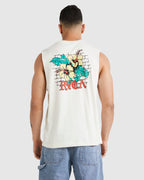 Mens Floral Park Muscle Shirt