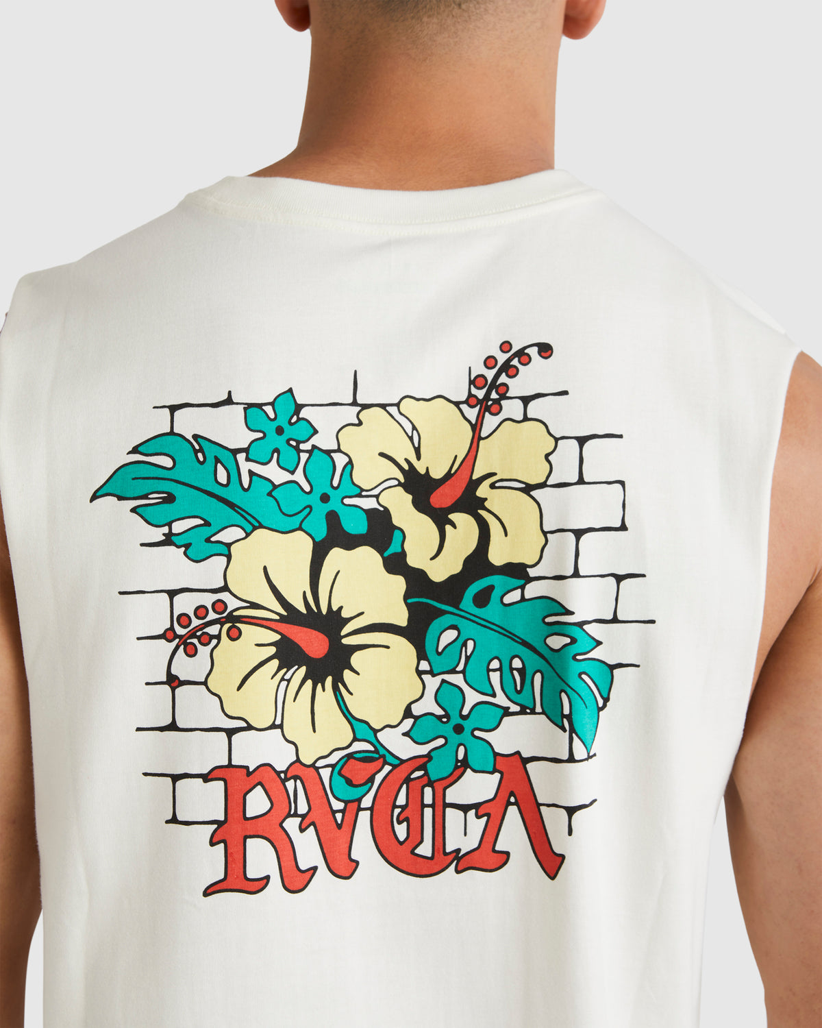 Mens Floral Park Muscle Shirt