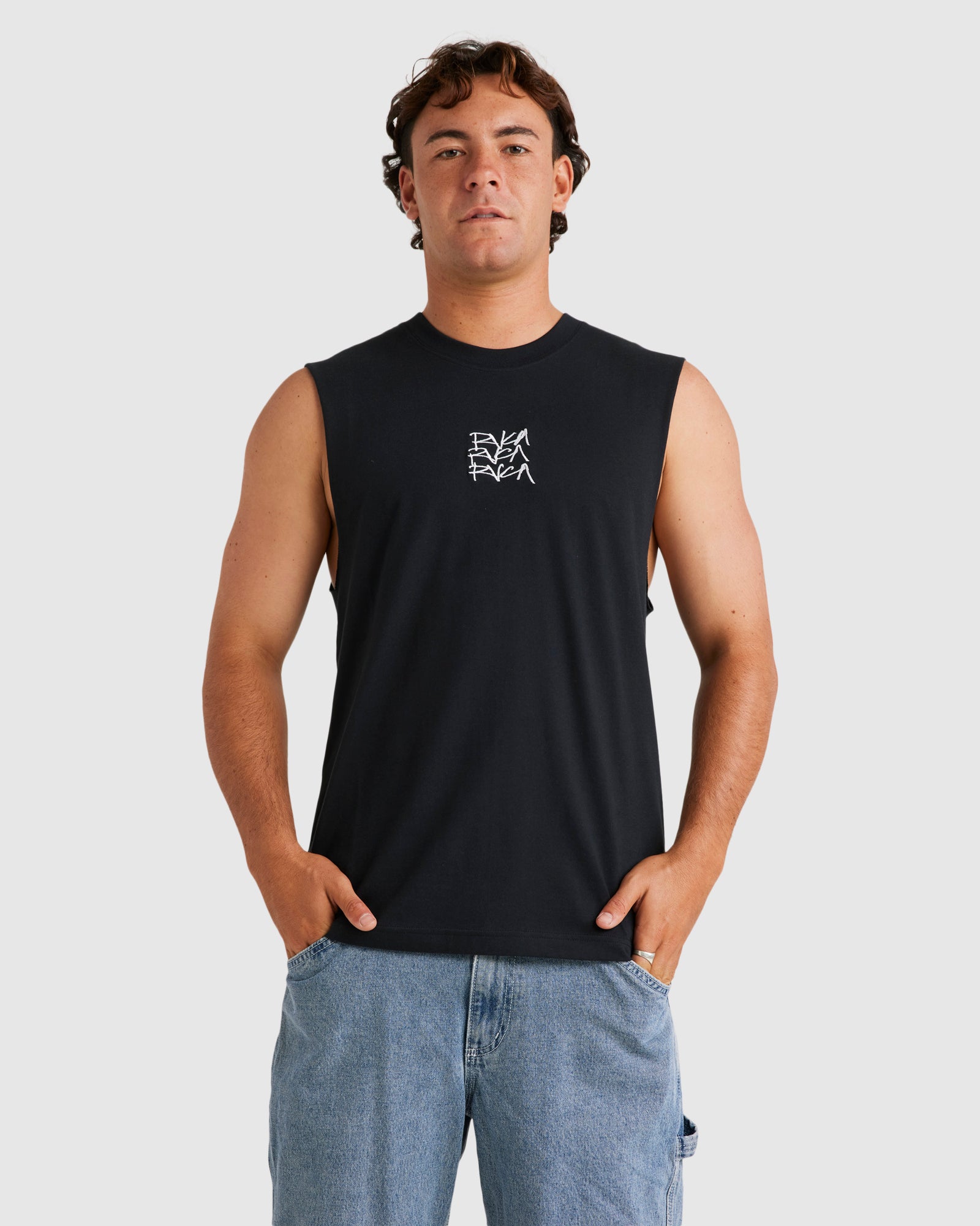 Mens Scraw Long Sleeve Muscle Australia