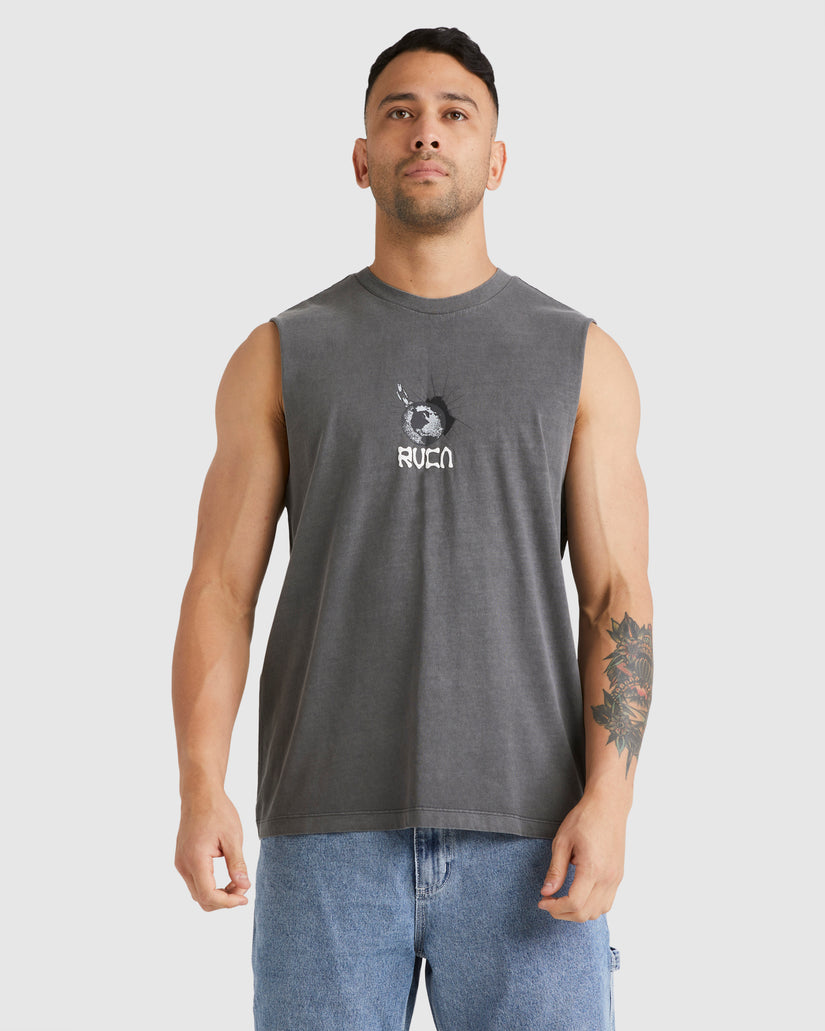 Buy Mens Static Channel Muscle by RVCA | Surf Dive 'n Ski