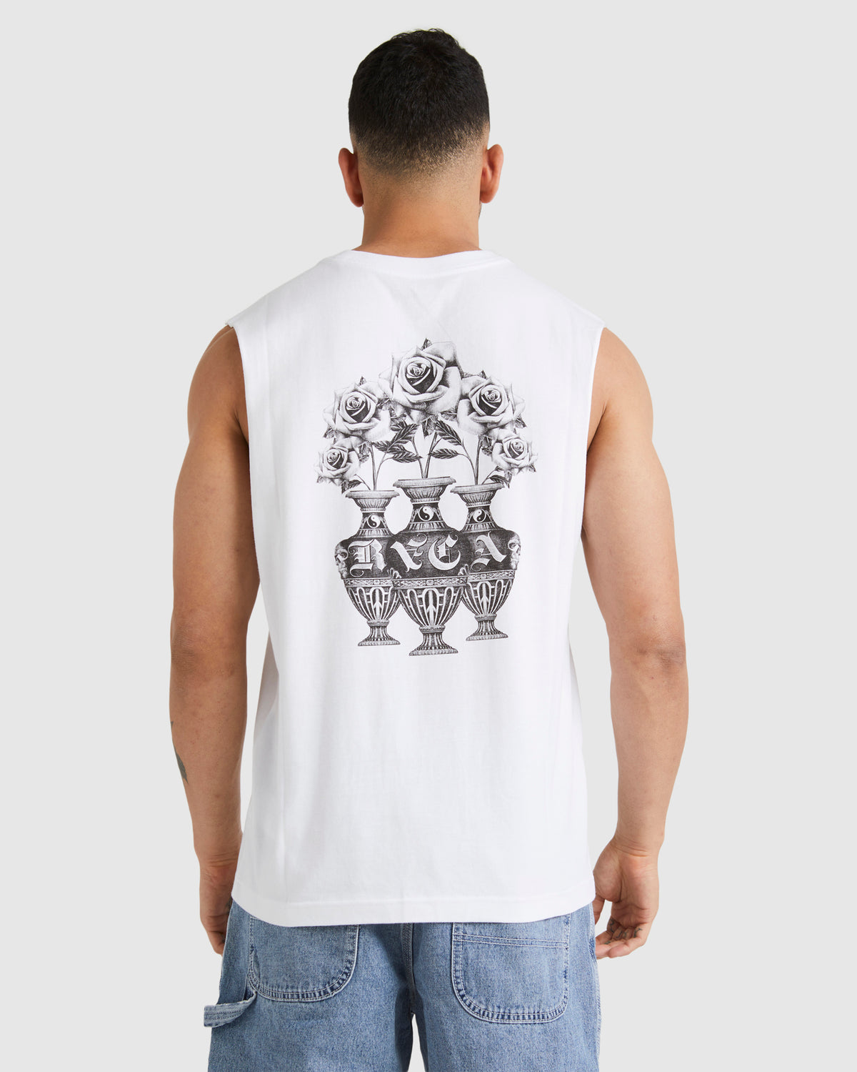 Mens Mens Benj Bouquet Muscle Tank