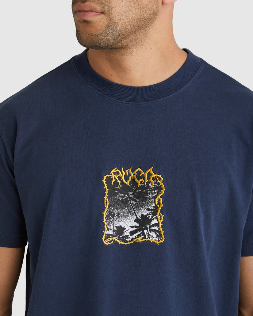 Mens RVCA Midnight T-Shirt