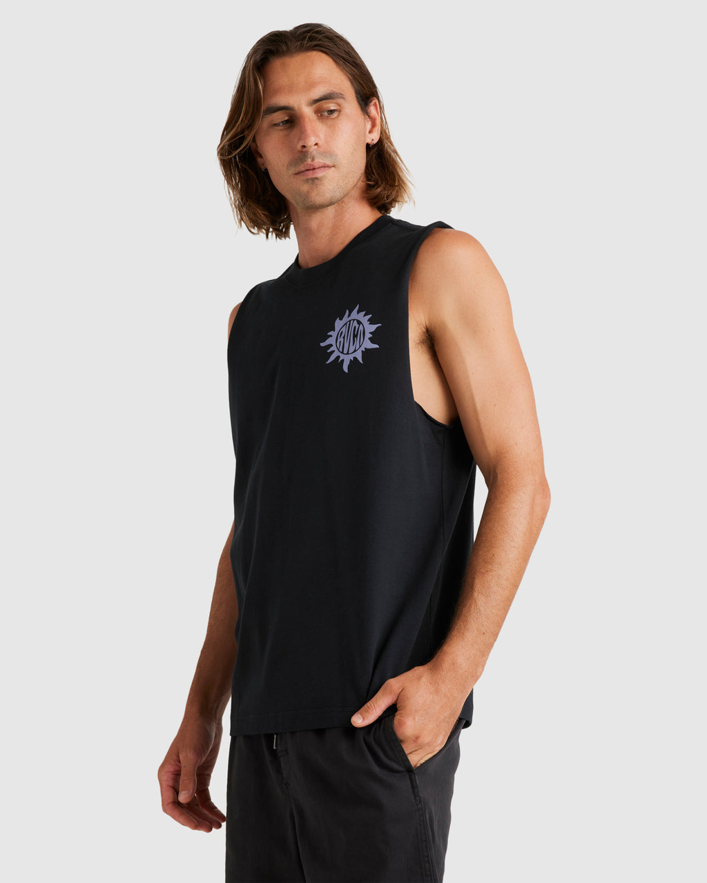 Mens Sol Stamp Muscle Shirts
