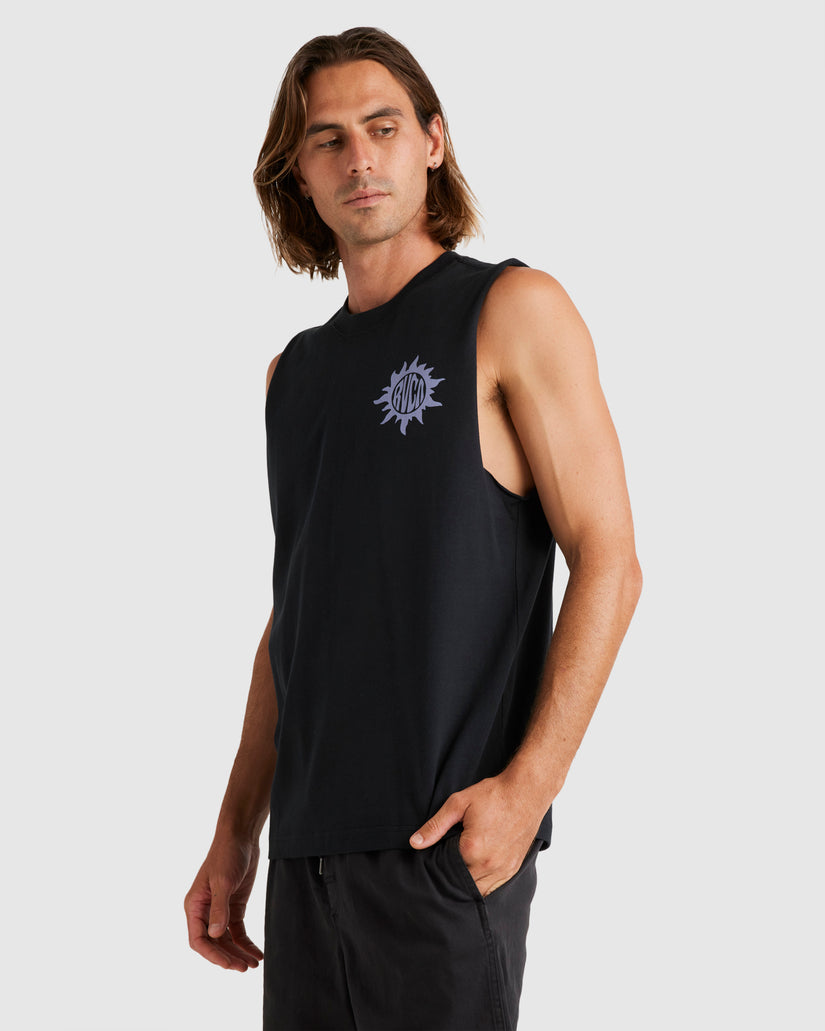 Mens Sol Stamp Muscle Shirts