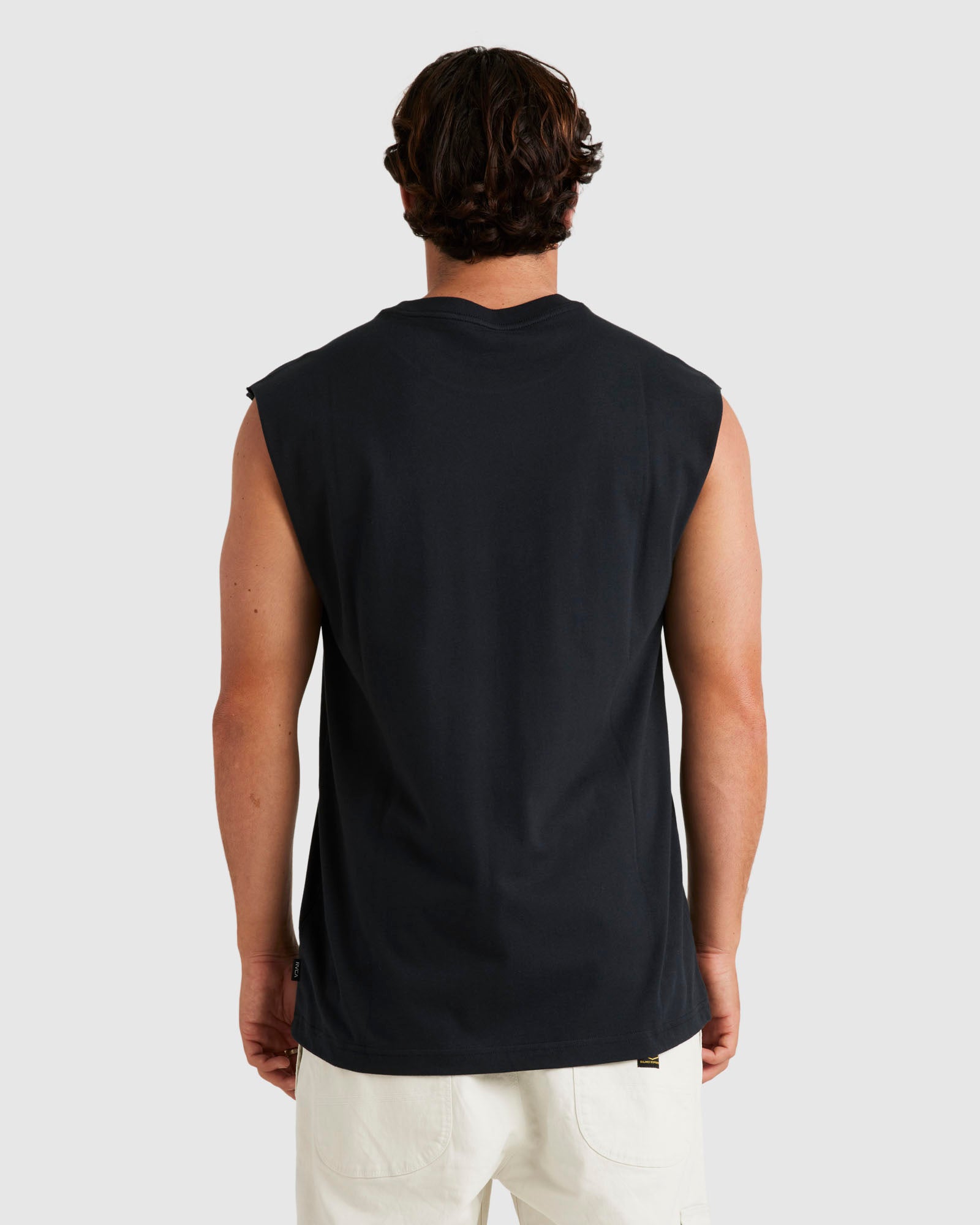 Mens RVCA Basic Muscle Shirts