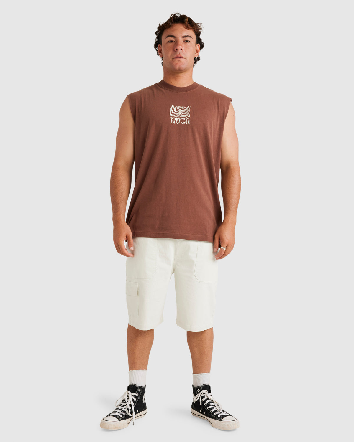 Mens Fronds Muscle Shirt