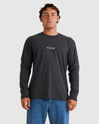 Mens RVCA Mini Flipped Long Sleeve T-Shirt