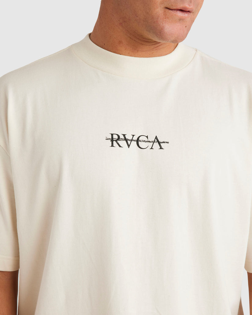 Mens RVCA Strike Off T-Shirt