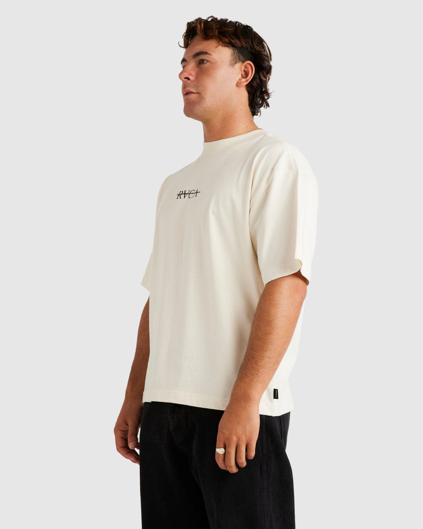 Mens RVCA Strike Off T-Shirt