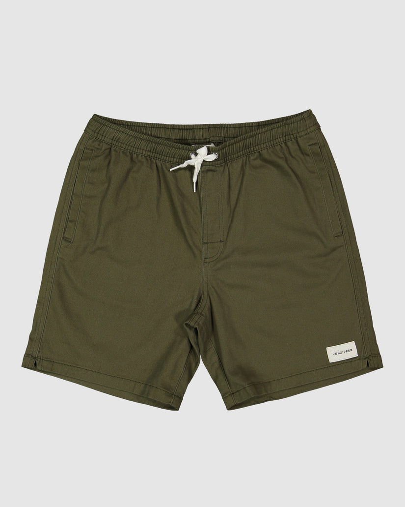 Boys 8-16 Twill Dog Walkshorts