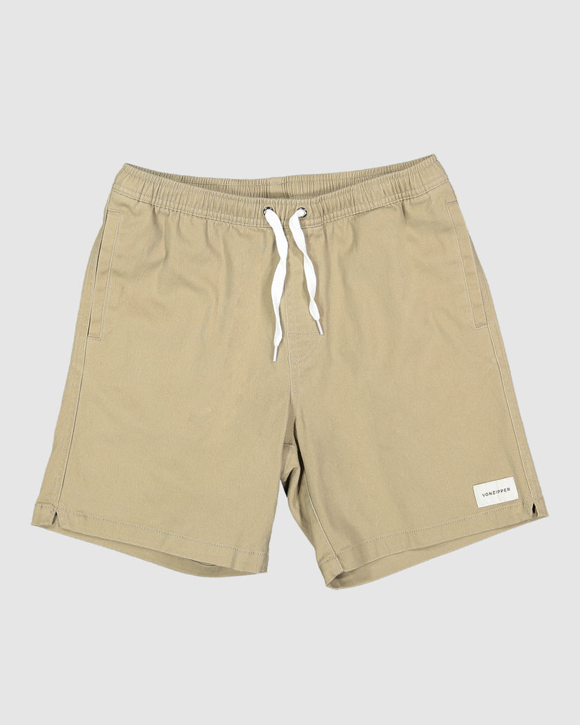 BOYS 8-16 TWILL DOGS SHORT