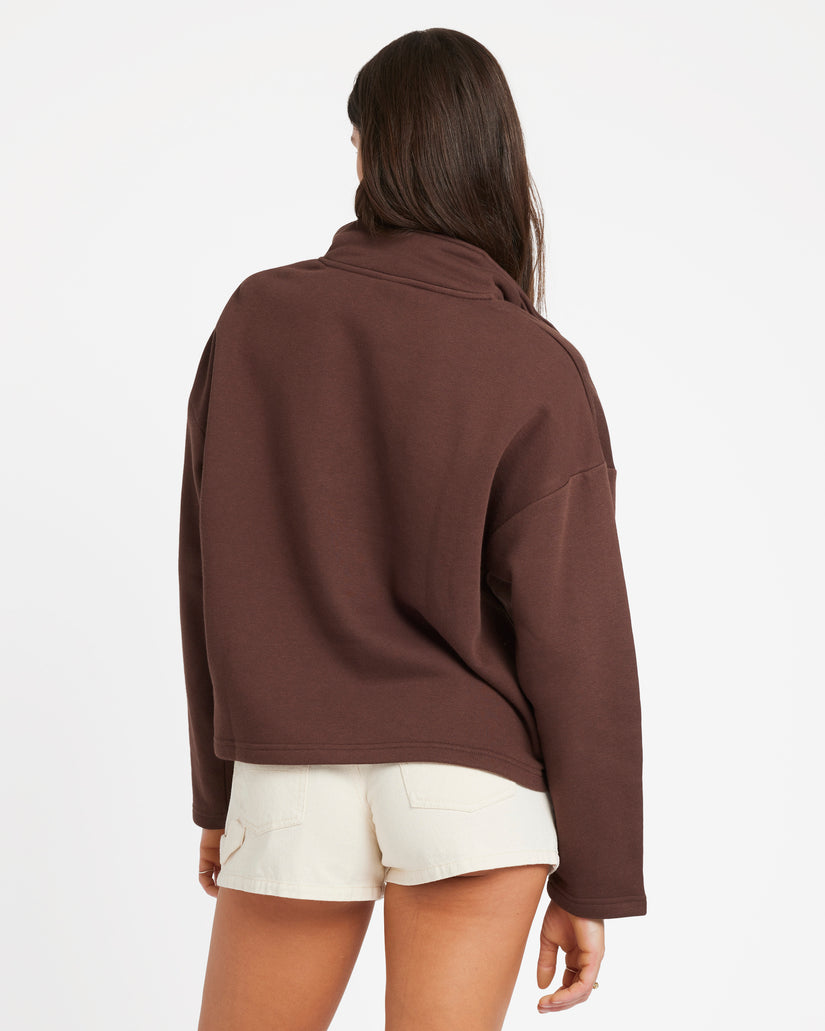 Womens Maya Half Zip Sweatshirt