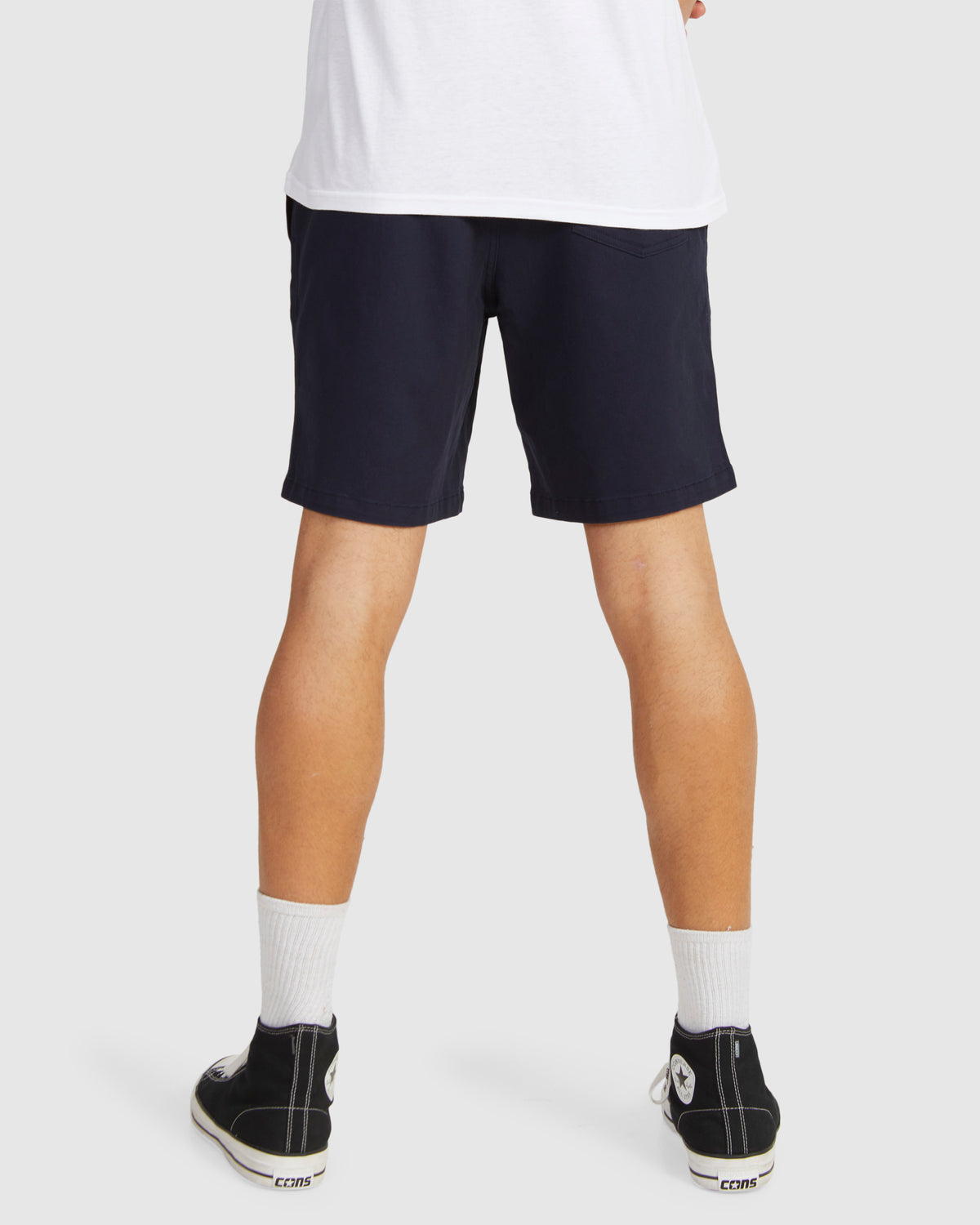 Mens Twill Dogs Elastic Waist Shorts