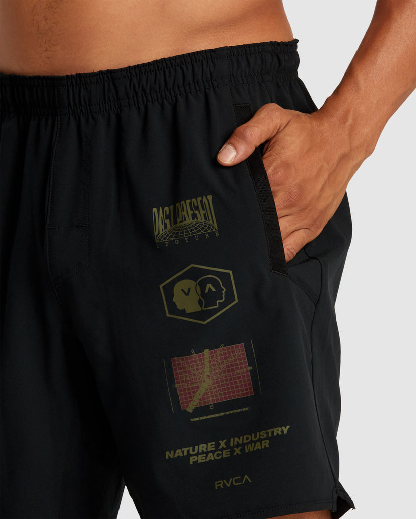 Mens Yogger Stretch 17" Walkshorts