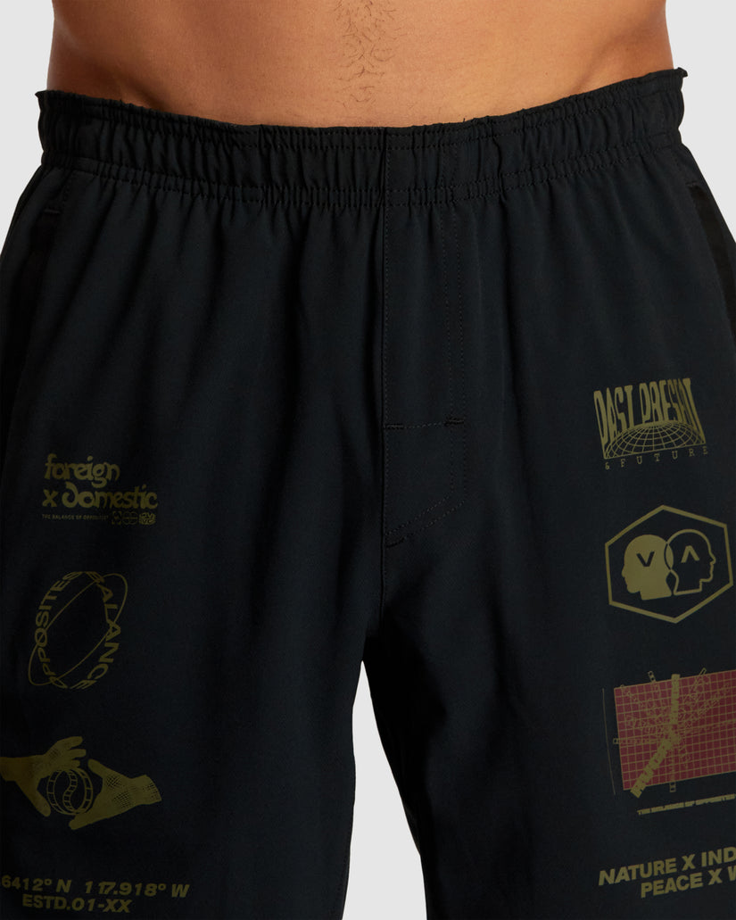 Mens Yogger Stretch 17" Walkshorts