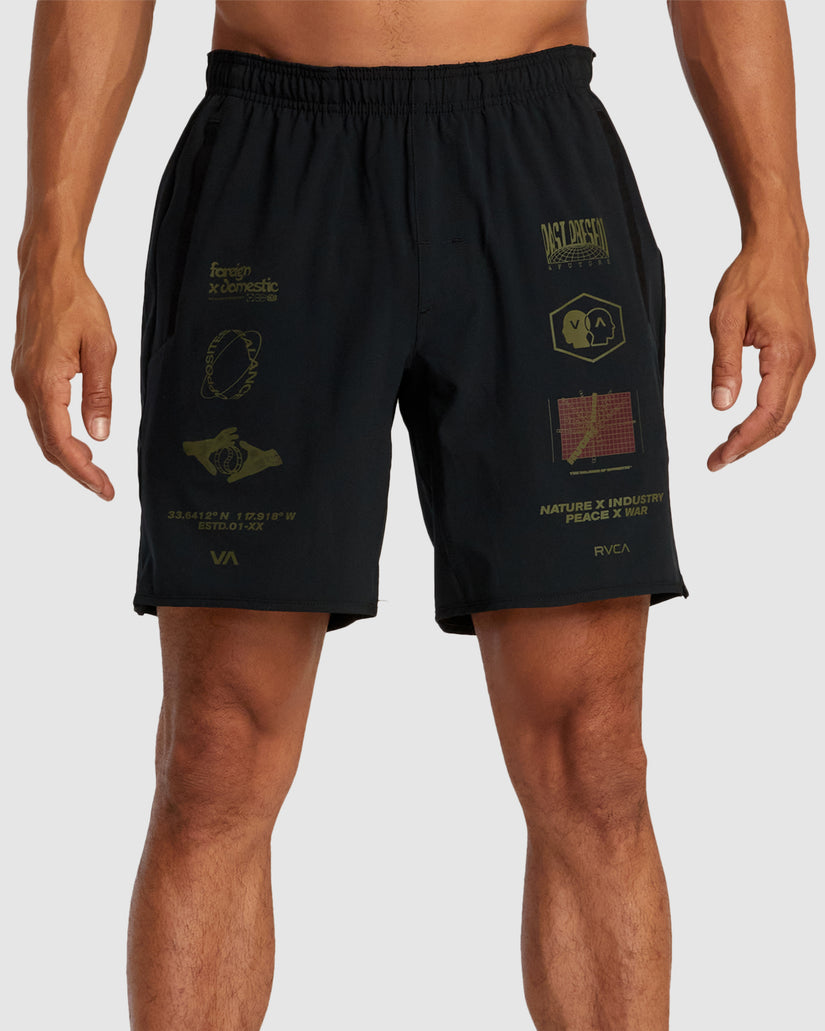 Mens Yogger Stretch 17" Walkshorts