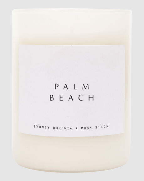SCENTED CANDLE PALM BEACH - WH