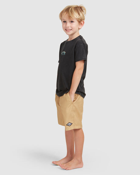 BOYS 0-7 ALL DAY PIGMENT LAYBACK BOARDSHORTS