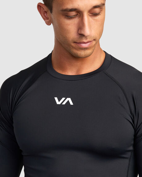 Mens Va Sport - Long Sleeve Compression Top For Men by RVCA