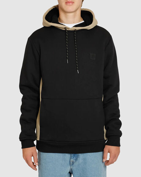 SINGLE STONE LINED PULLOVER BLK