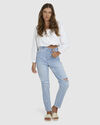 WOMENS SUNSET KISS DOLLY SLIM JEANS