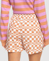 OVER THE SUN CHECK LIGHTWEIGHT SHORTS