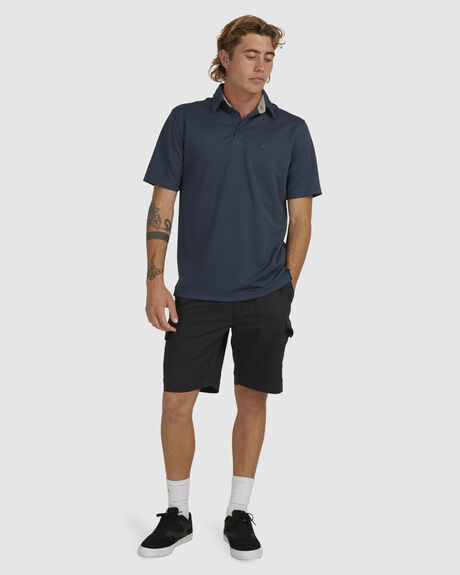 Mens Mens Waterman Water Short Sleeve Polo Shirt by QUIKSILVER | Surf ...