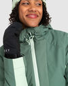 RADIANT LINES OVERHEAD - TECHNICAL SNOW JACKET FOR WOMEN