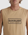 MENS CLEAR LINES SLEEVELESS MUSCLE T-SHIRT