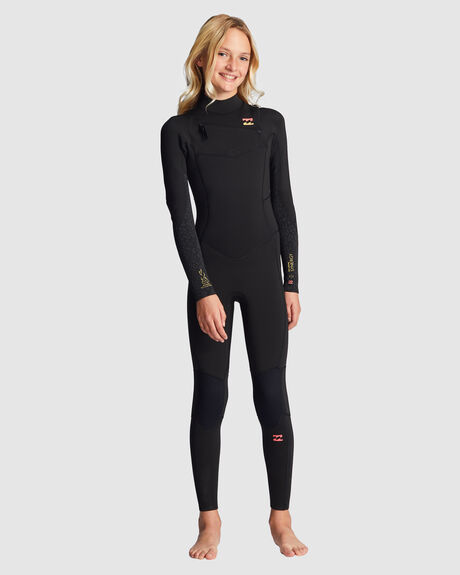 GIRL'S 4/3MM SYNERGY CHEST ZIP WETSUIT