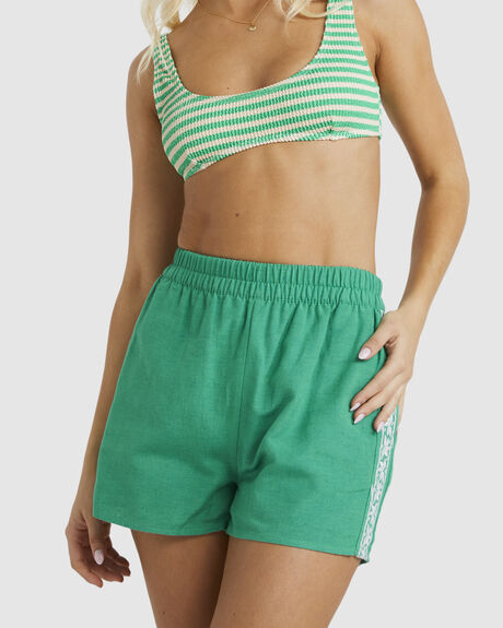 ON VACATION - ELASTICATED SHORTS FOR WOMEN