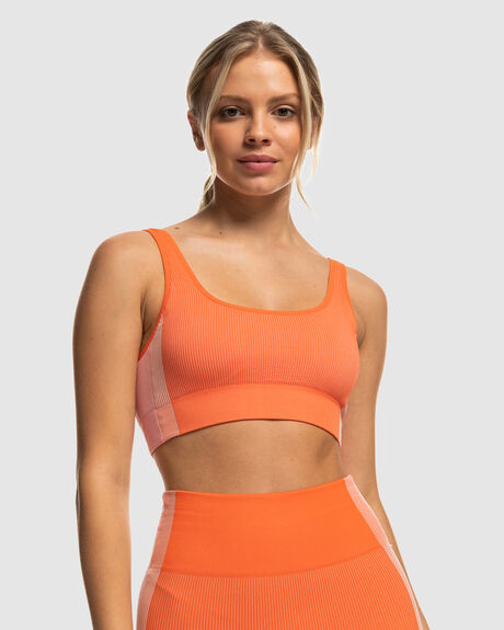 Womens Chill Out Seamless - Medium Impact Sports Bra For Women by ROXY