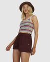 SAILING FLOW - KNITTED VEST TOP FOR WOMEN