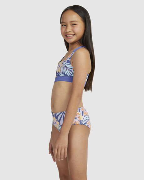 Girls 6-16 Swim For Good Time Crop Top Bikini Set